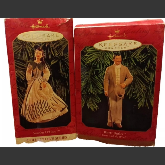 Hallmark Keepsake 1999 Gone with the Wind Rhett Butler and Scarlett O Hara - Picture 11 of 11